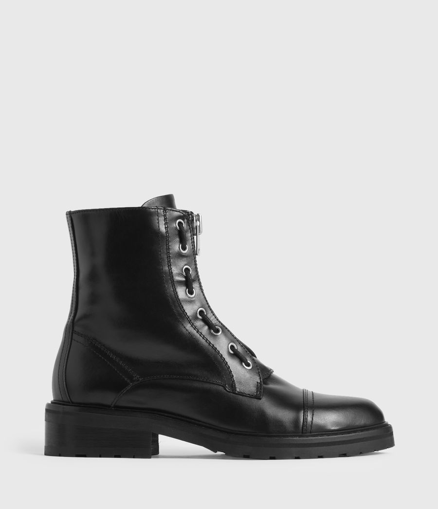 ariel top zip boot allsaints