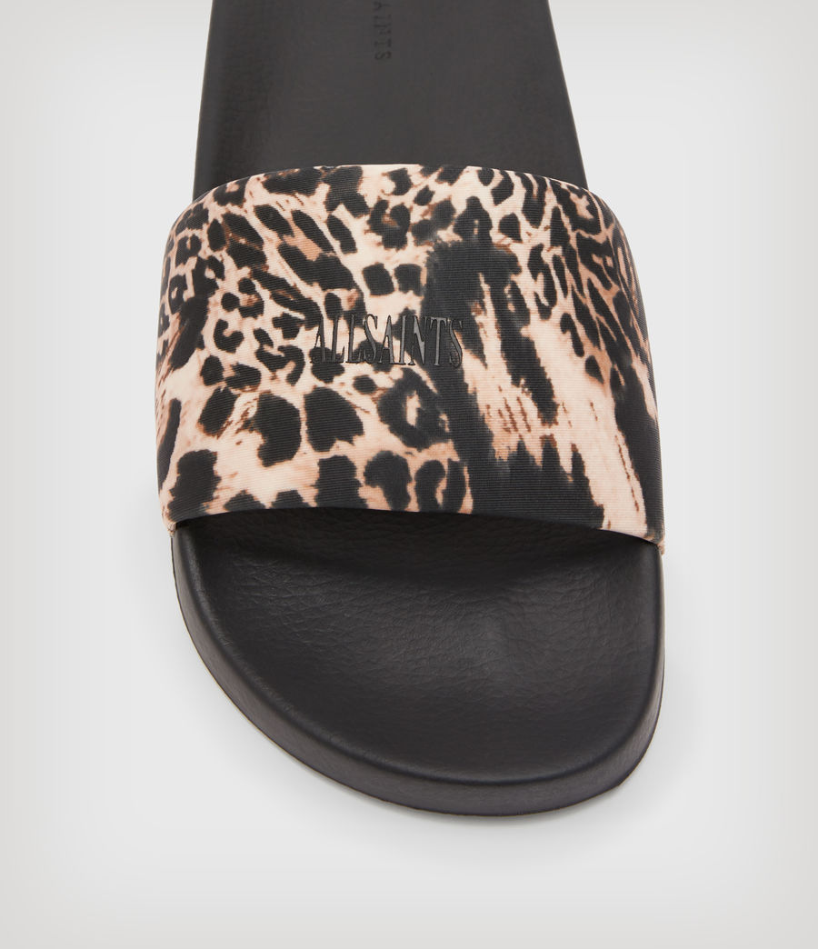 Women's Carmel Kiki Leopard Sliders (honey_brown) - Image 3