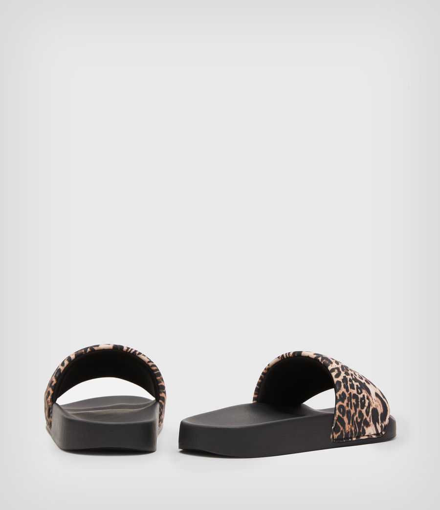 Women's Carmel Kiki Leopard Sliders (honey_brown) - Image 7