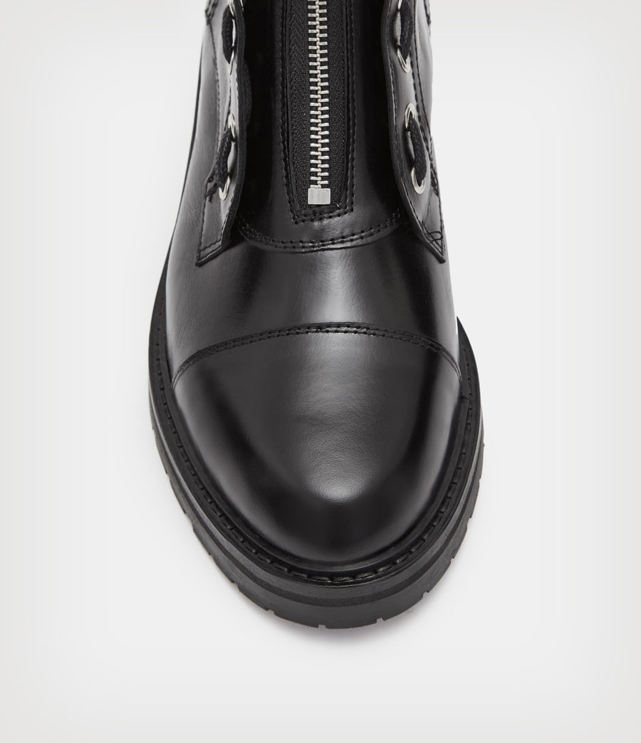 Damen Alaria Leather Boots (black) - Image 3