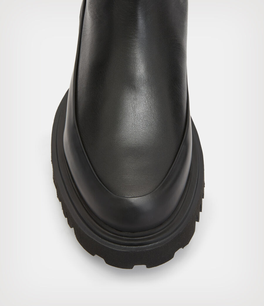 Women's Harlee Leather Boots (black) - Image 3