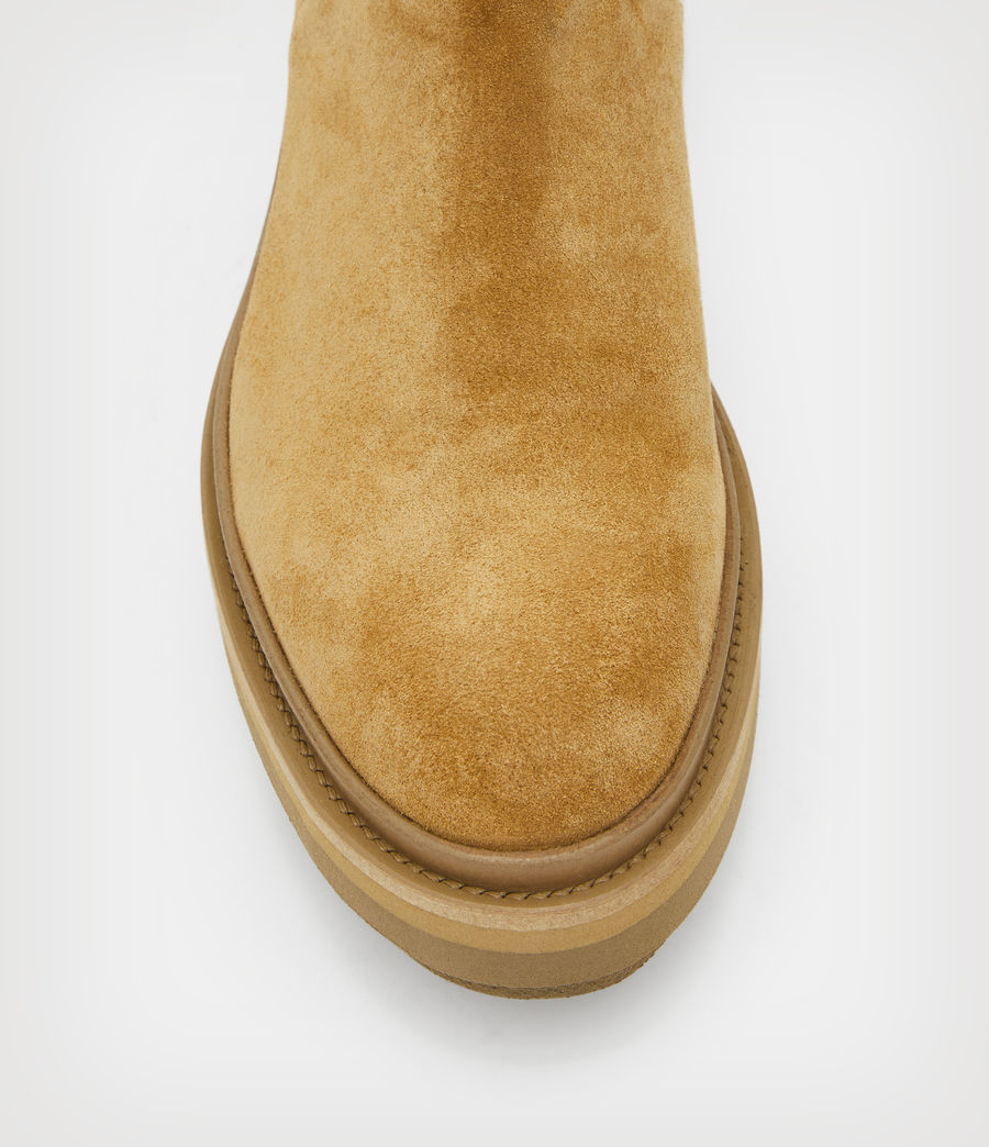Womens Bea Suede Boots (caramel_brown) - Image 2