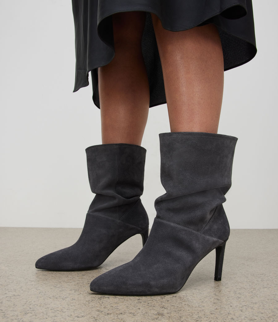 Women's Orlana Suede Boots (grey_steel) - Image 1