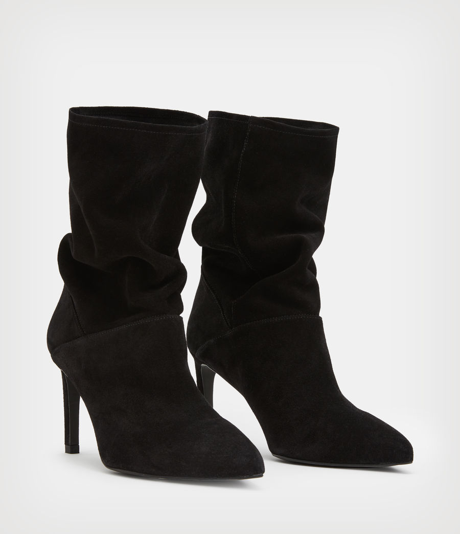 Women's Orlana Suede Boots (black) - Image 3