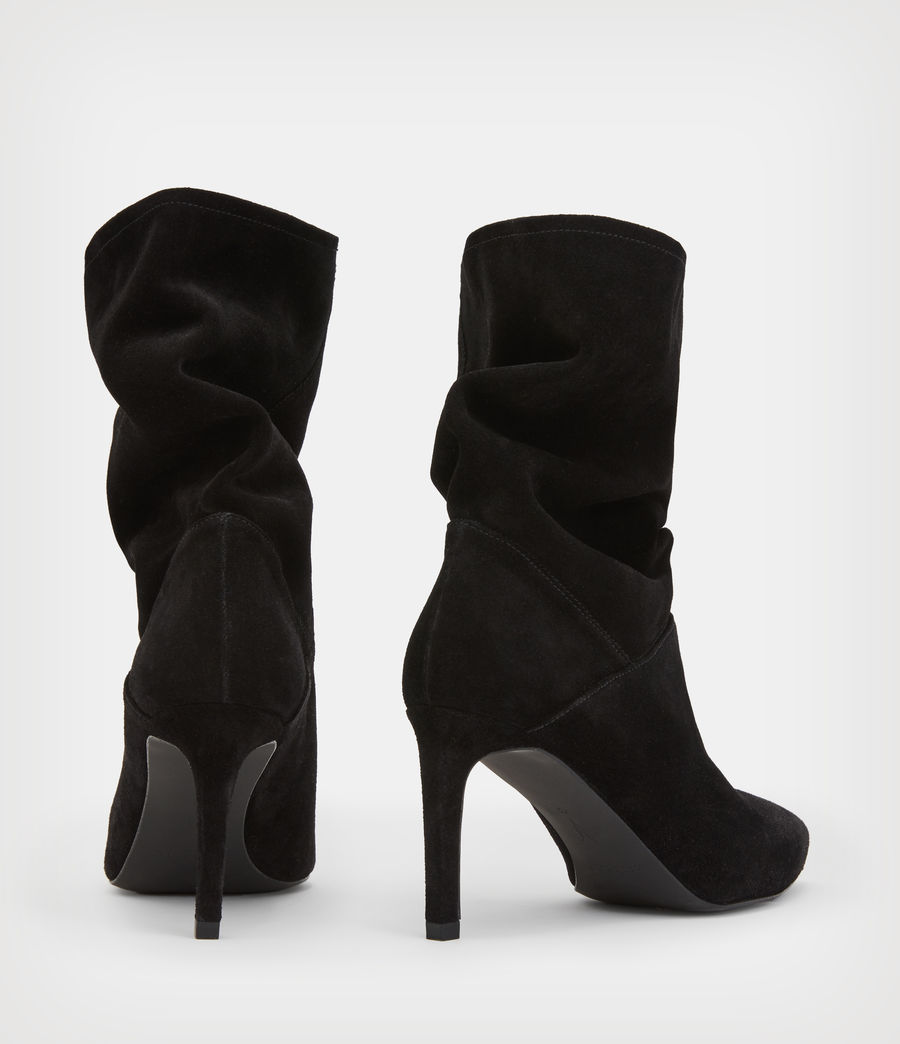 Damen Orlana Suede Boots (black) - Image 5