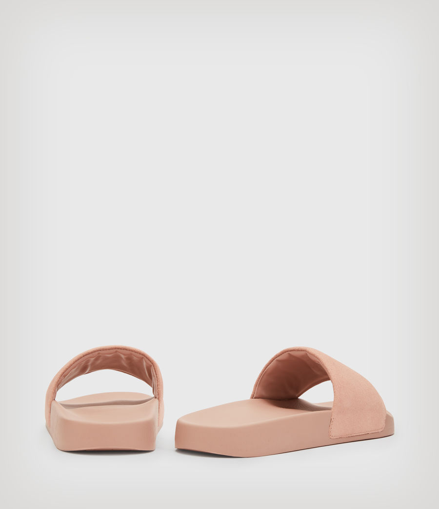 Women's Karli Leather Sliders (misty_pink) - Image 7