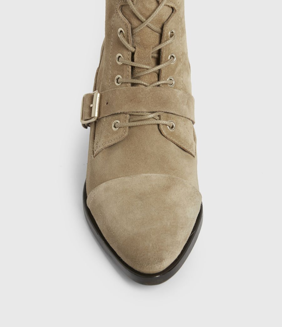 all saints suede boots