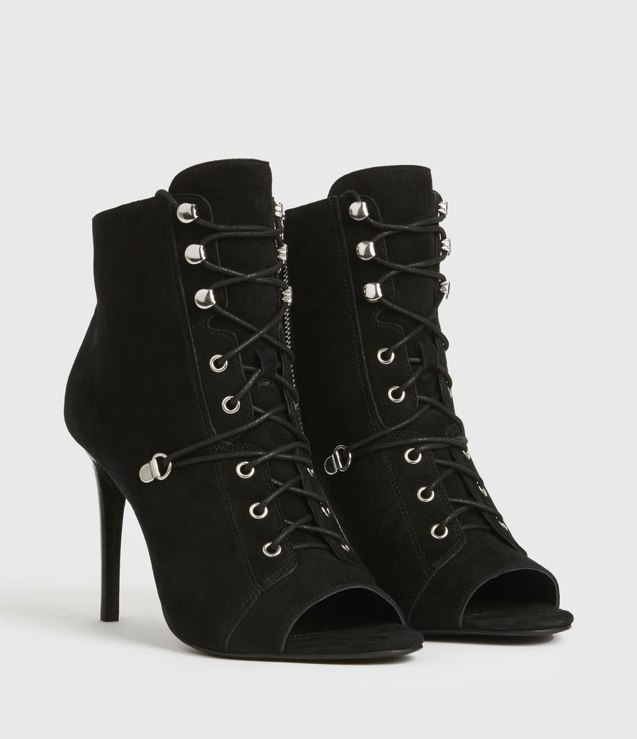 all saints suede boots