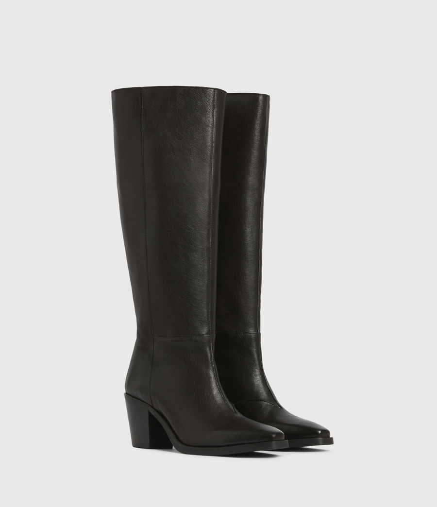 all saints knee high boots