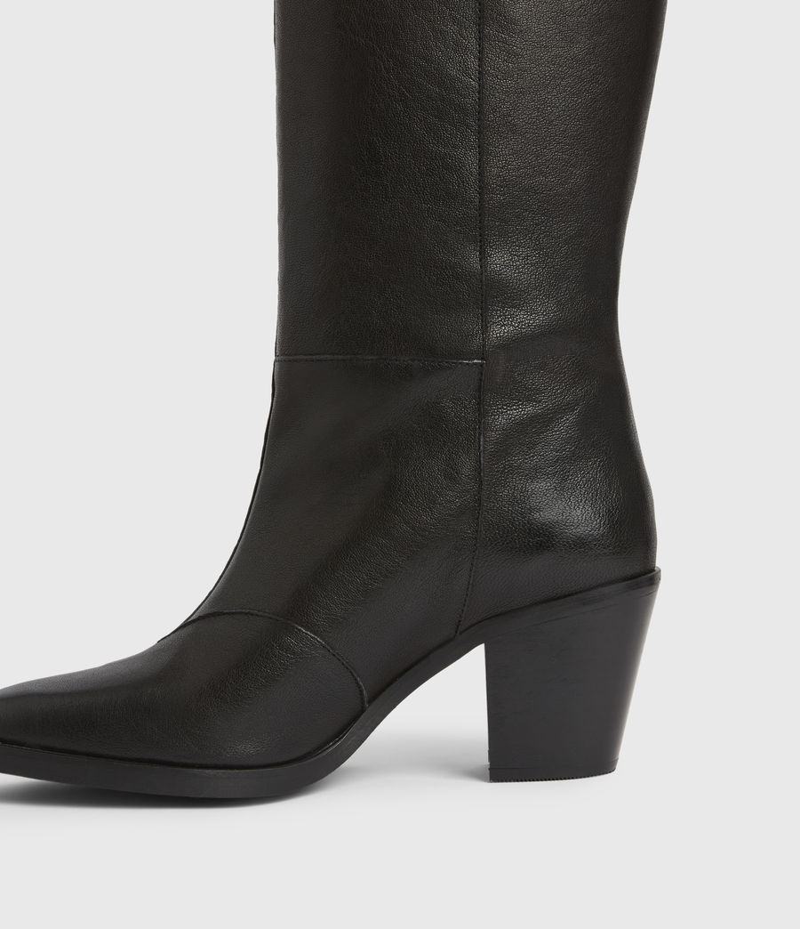 all saints knee high boots