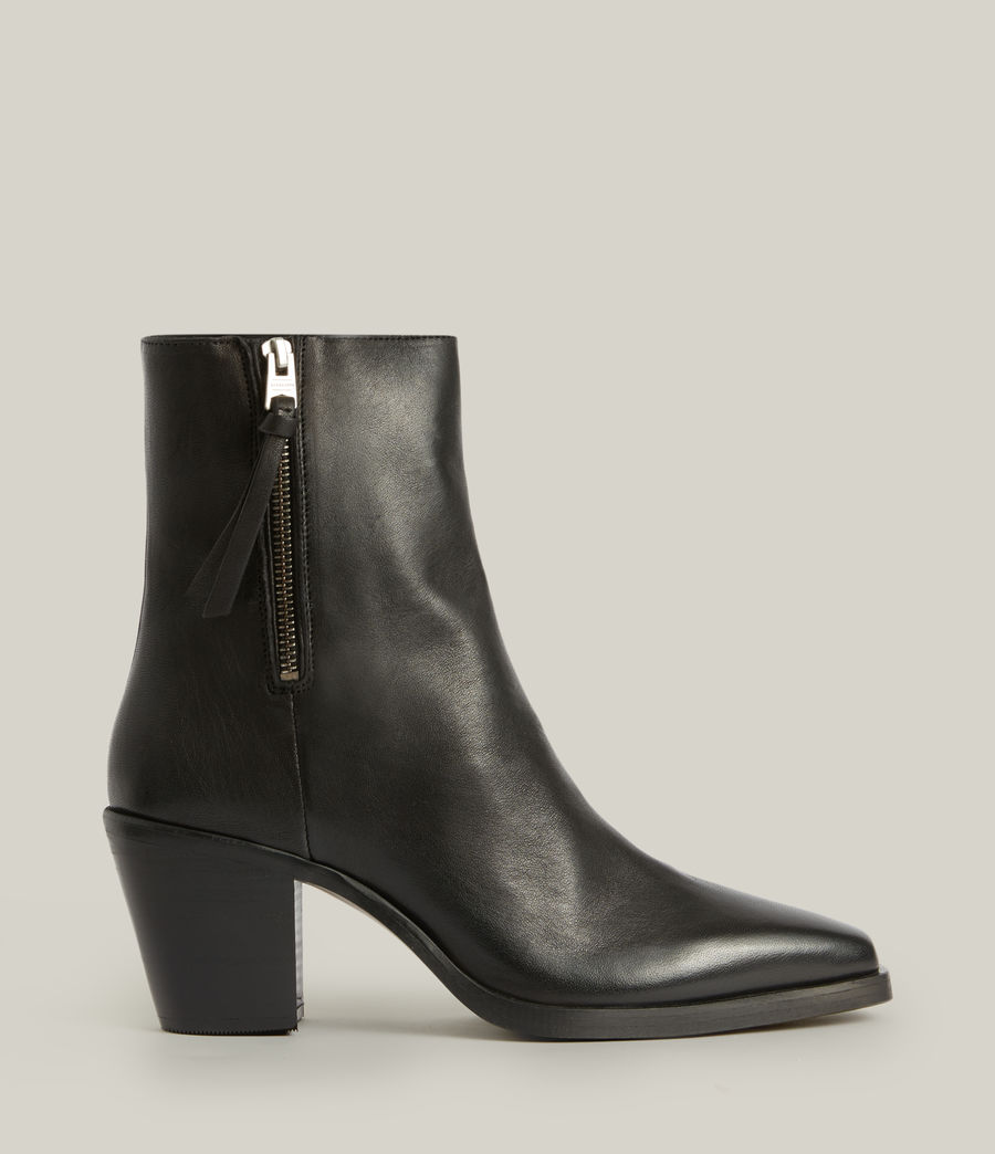 Women's Cohen Leather Boots (black) - Image 1