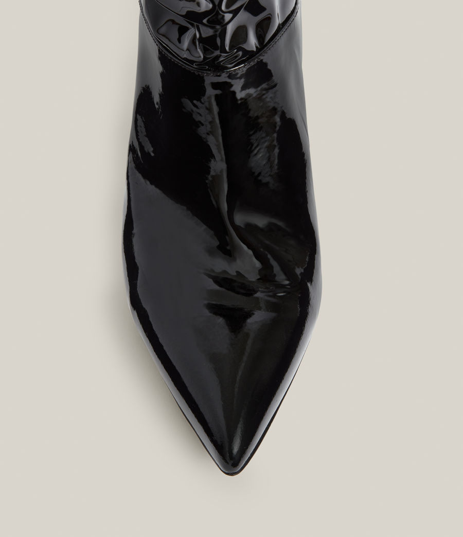 Damen Orlana Patent Boots (black) - Image 2
