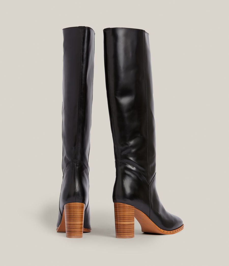 Damen Morgan Knee High Boots (black) - Image 5