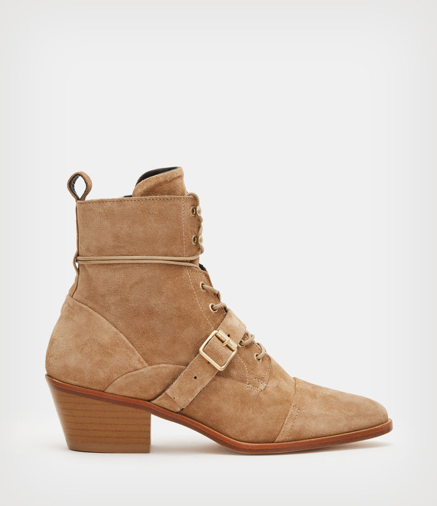 Women's Katy Suede Boots (cognac_sand) - Image 1