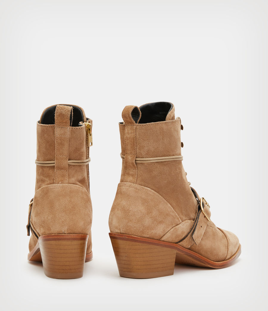 Women's Katy Suede Boots (cognac_sand) - Image 5