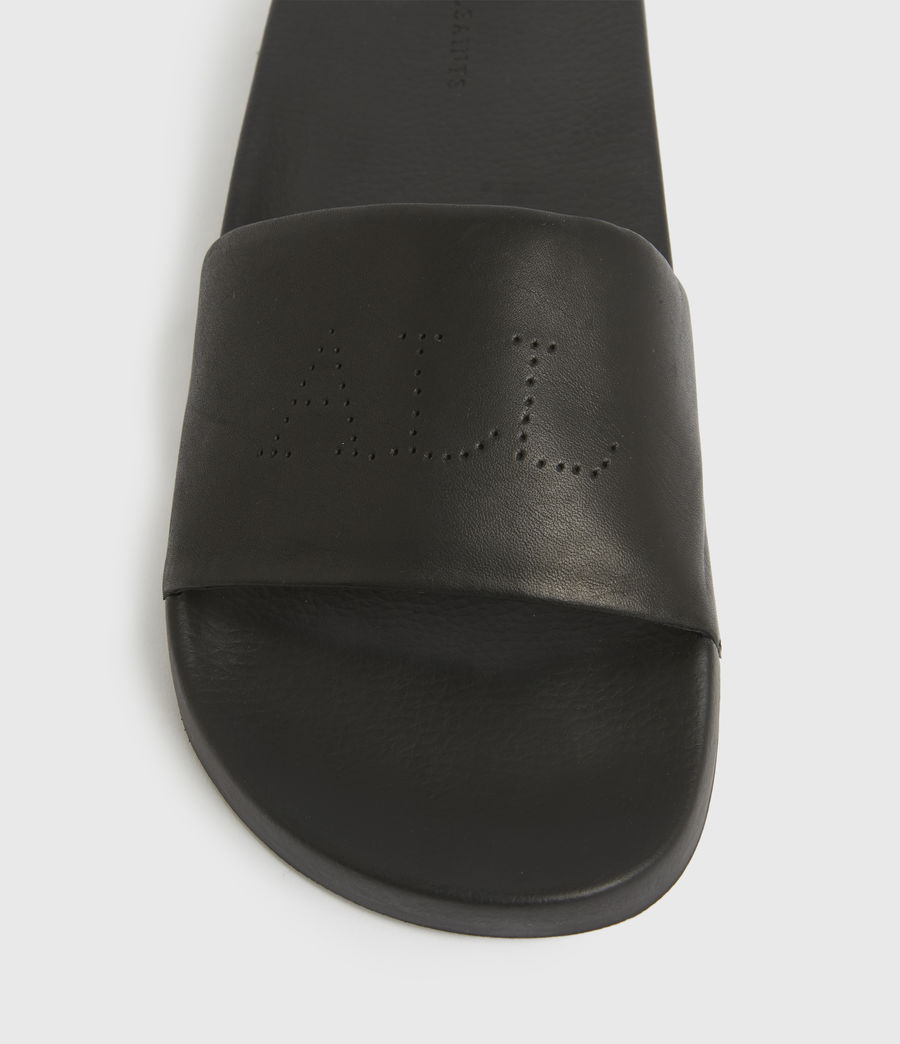 allsaints women's karli slide sandals