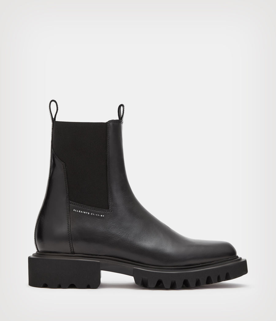Damen Hayley Leder Boots (black) - Image 1