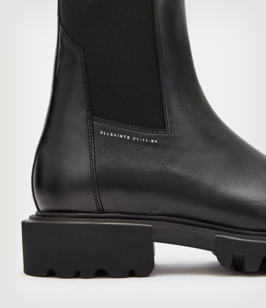 Damen Hayley Leder Boots (black) - Image 6