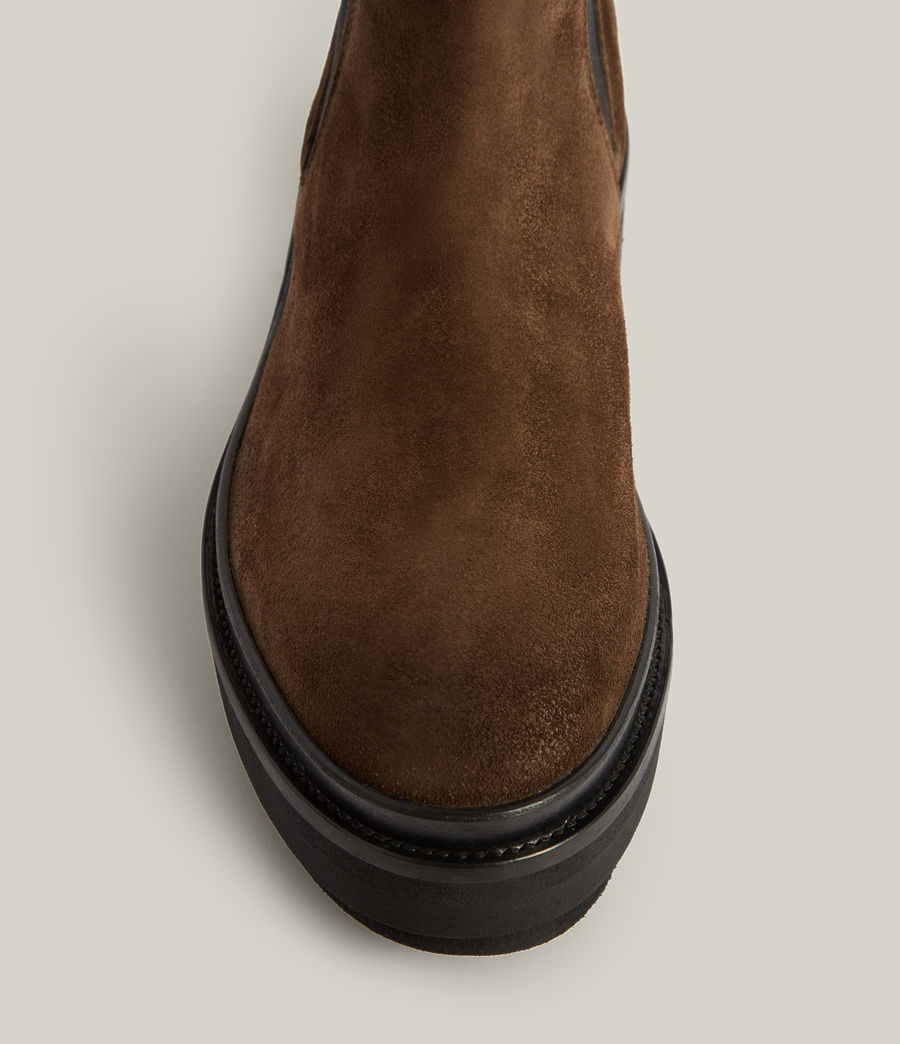 Women's Bille Suede Boots (khaki) - Image 3