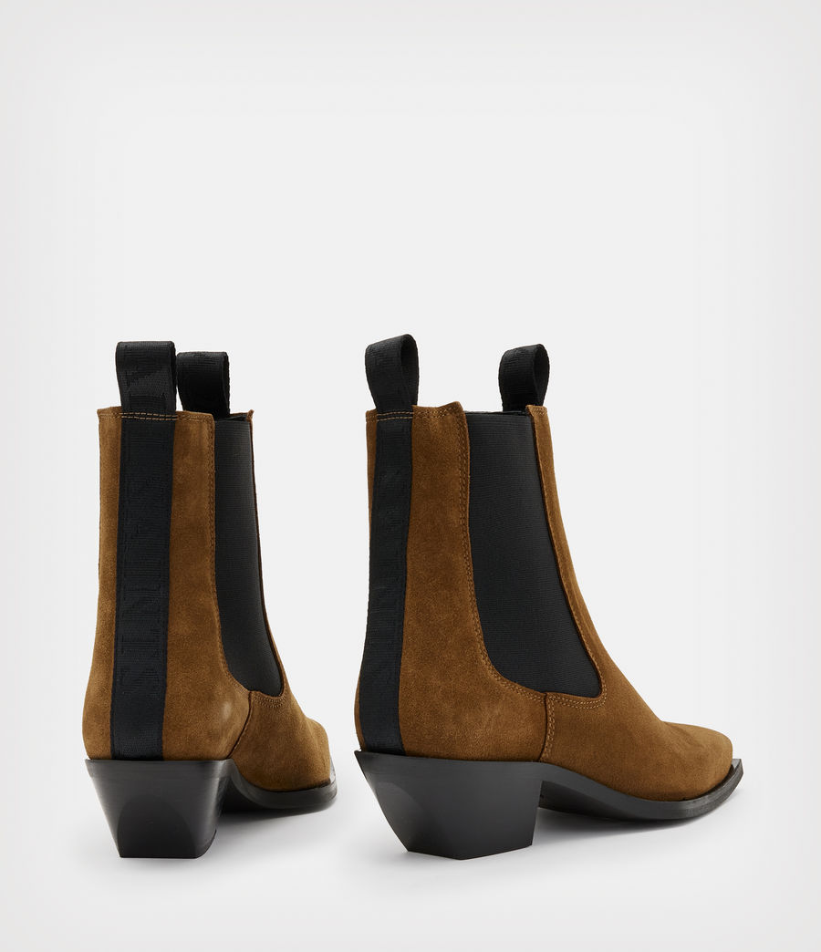 Damen Vally Wildleder Boots (tan_brown) - Image 5