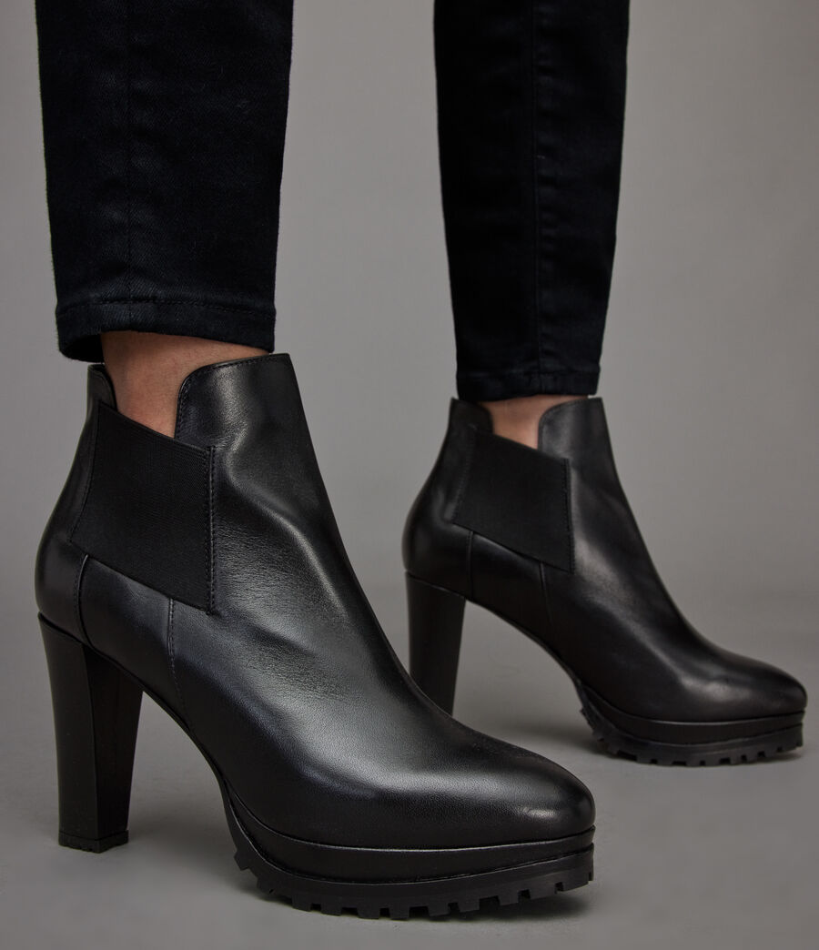 Damen Sarris Chelsea Boots mit Absatz (black) - Image 2