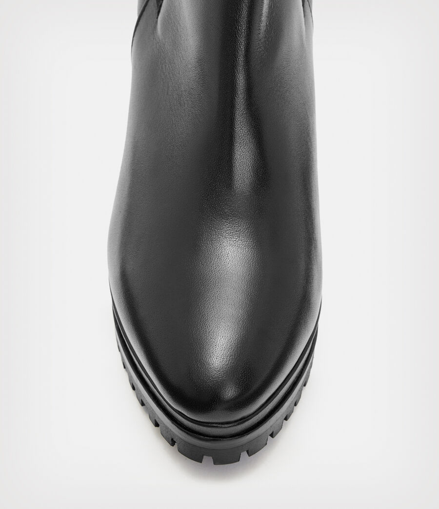 Damen Sarris Chelsea Boots mit Absatz (black) - Image 3