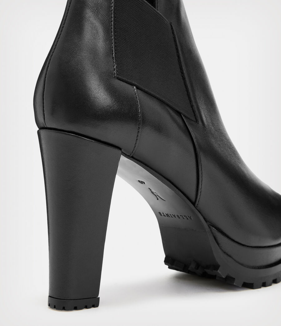 Damen Sarris Chelsea Boots mit Absatz (black) - Image 5