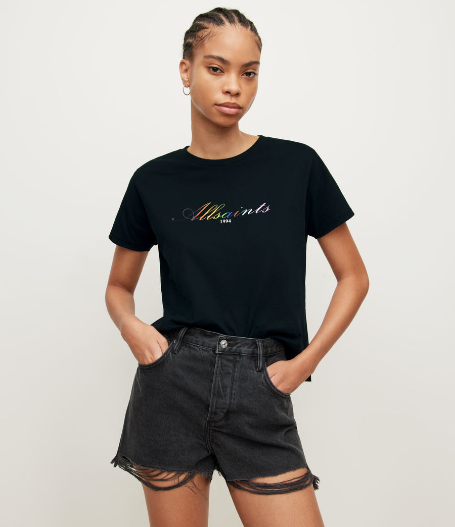 Damen Pride Grace T-Shirt (black) - Image 1