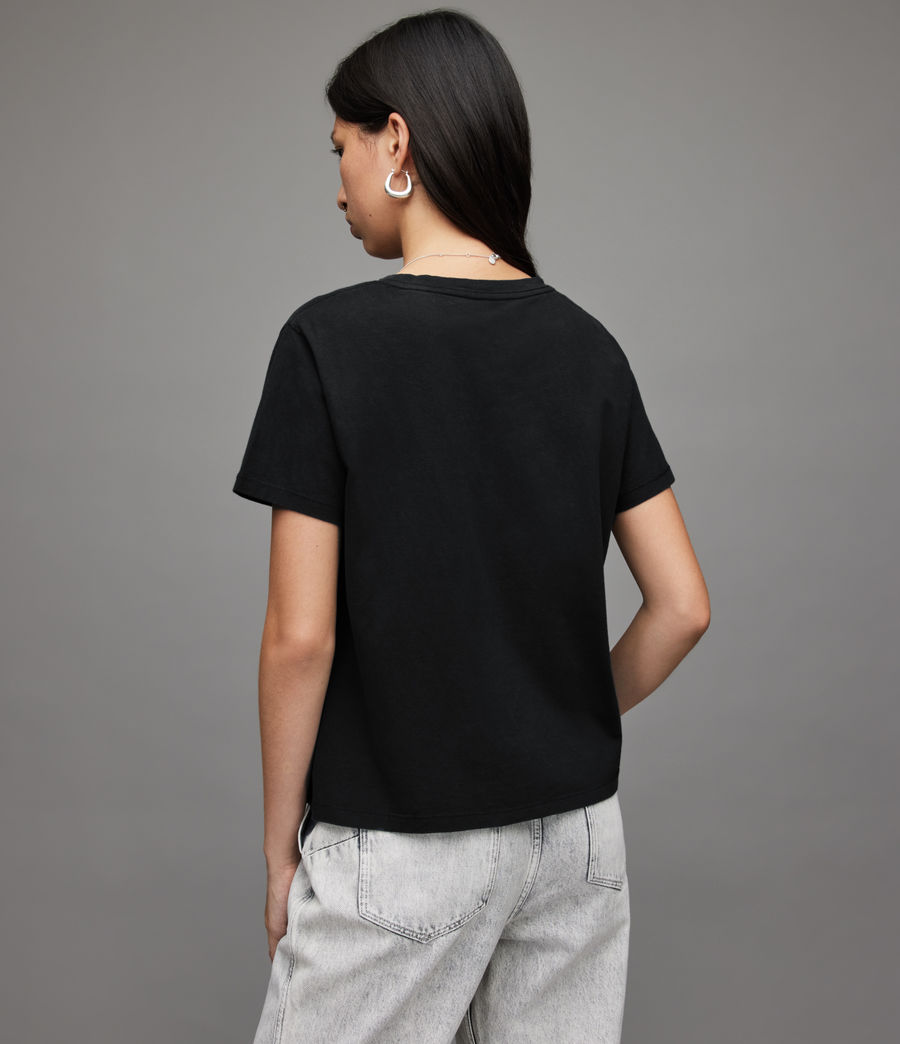 Damen Revo Mic T-Shirt (black) - Image 5