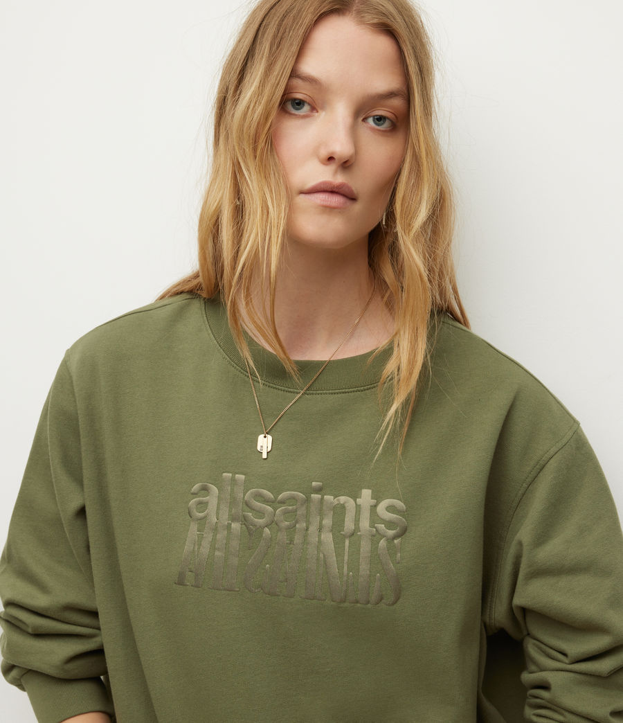 Women's Refract Pippa Sweatshirt (olive_branch_green) - Image 2