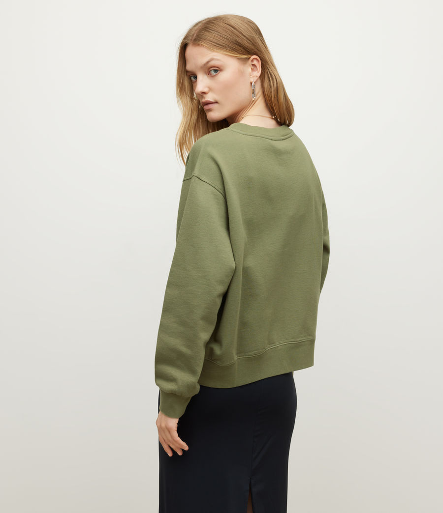 Women's Refract Pippa Sweatshirt (olive_branch_green) - Image 4