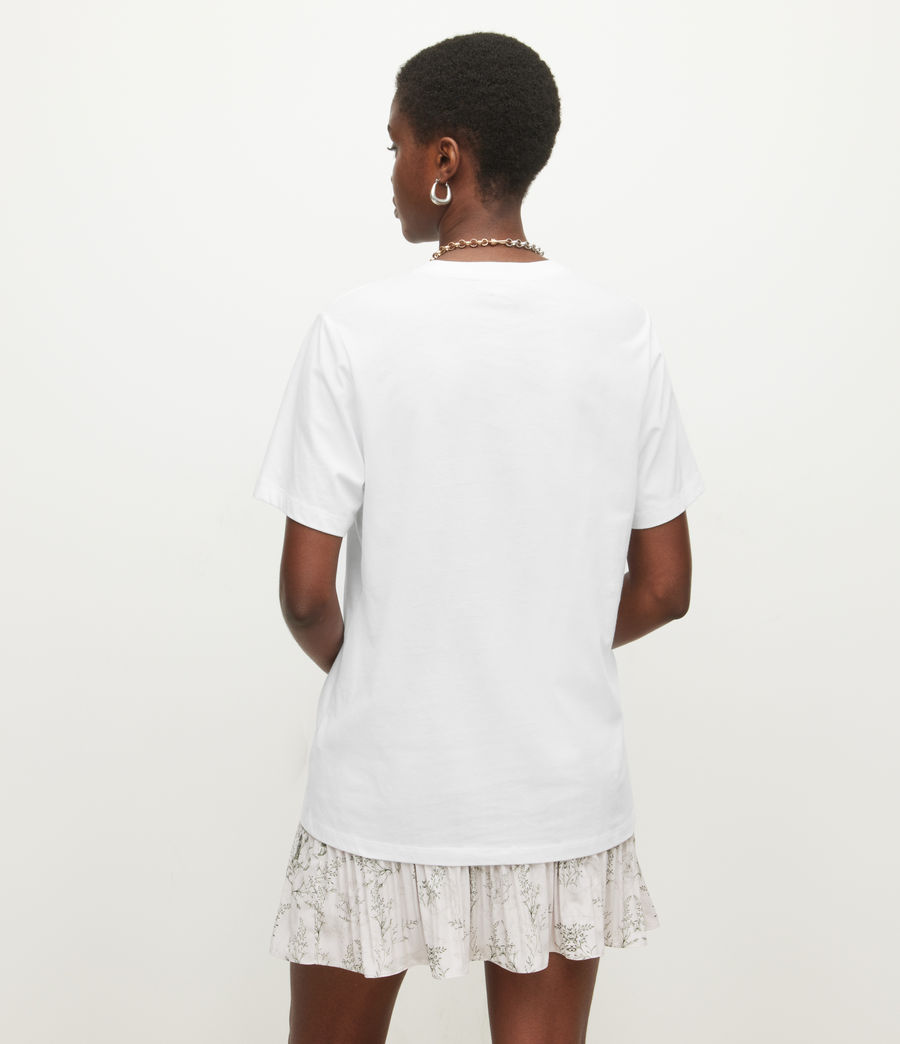 Womens Yorik Boyfriend T-Shirt (optic_white) - Image 5