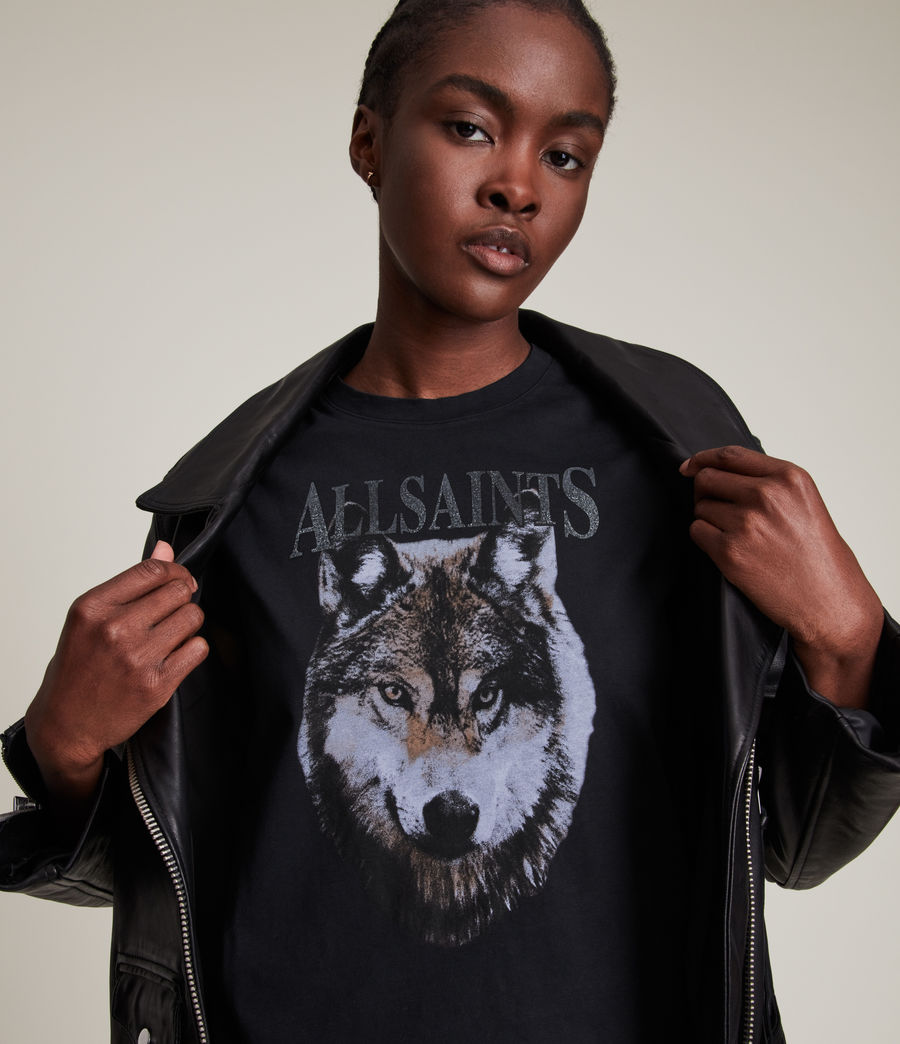 Women's Arctos Anna T-Shirt (vintage_black) - Image 1