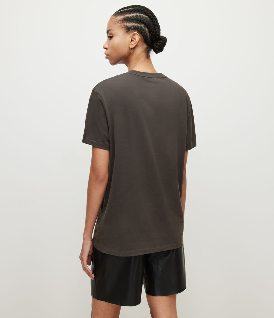 Damen Solis Boyfriend T-Shirt (washed_black) - Image 4
