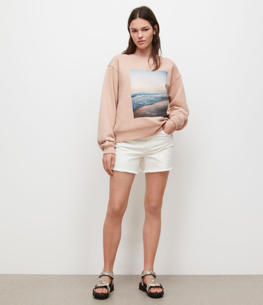 Women's Solis Demi Beach Sweatshirt (misty_pink) - Image 3