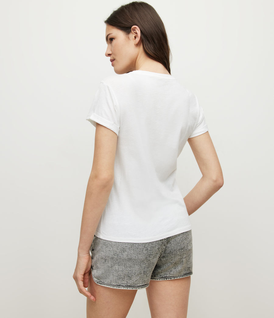 Womens Lena Anna T-Shirt (optic_white) - Image 4