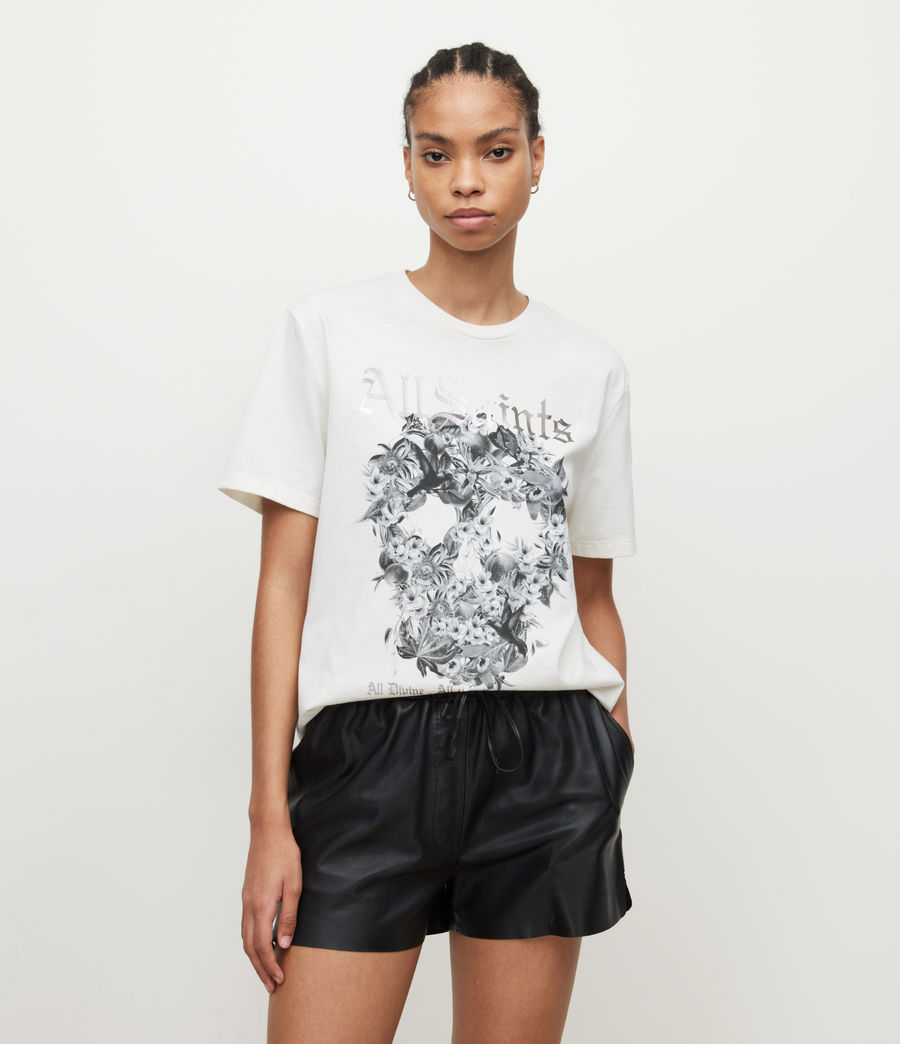 Damen Elisi Oversized Boyfriend T-Shirt (chalk_white) - Image 1