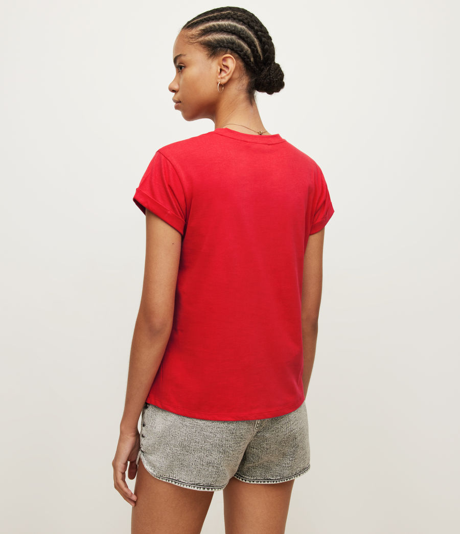 Women's Lula Anna T-Shirt (riot_red) - Image 5