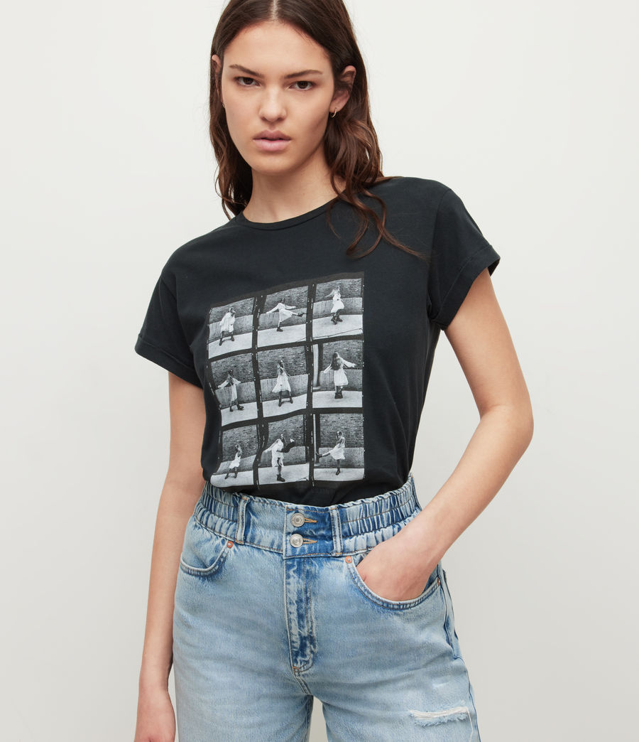 Damen Lula Anna T-Shirt (vintage_black) - Image 1