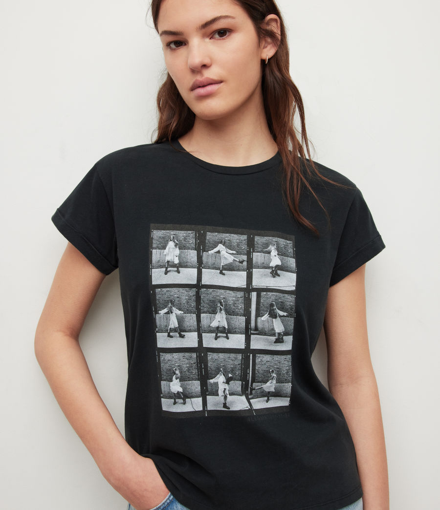 Femmes T-Shirt Lula Anna (vintage_black) - Image 2
