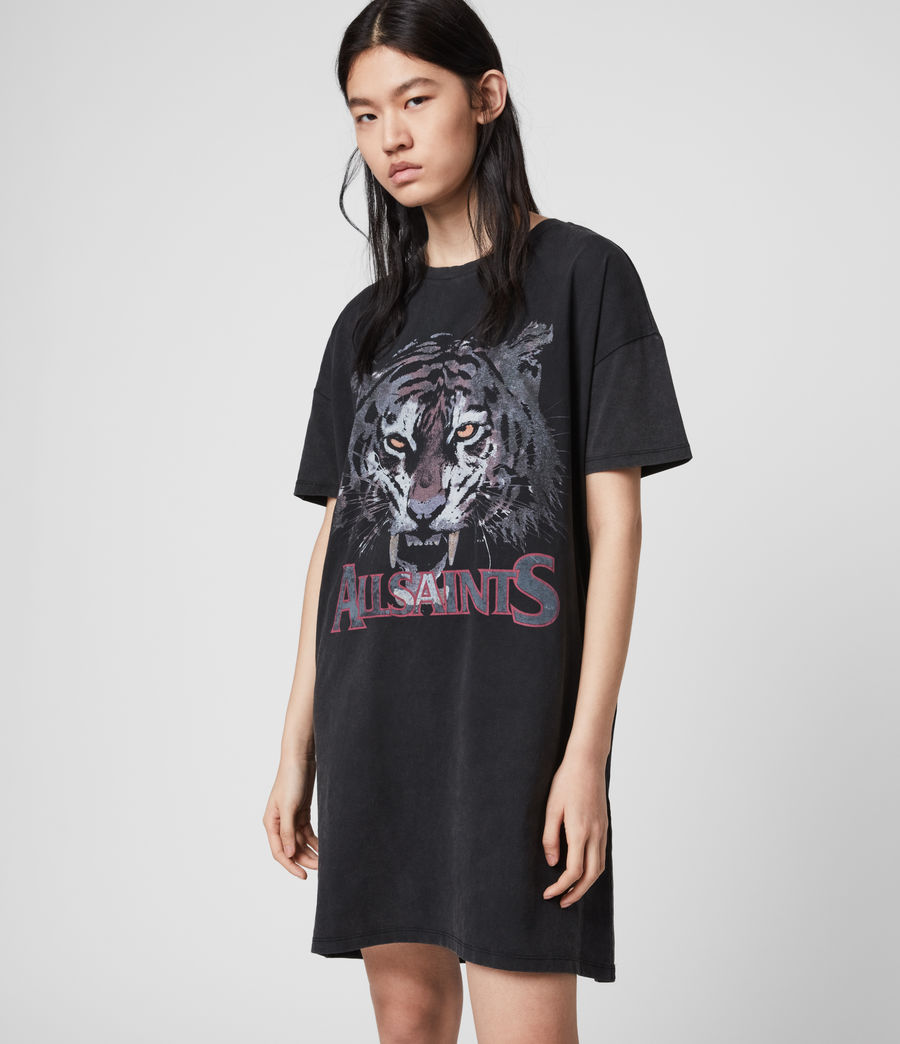 all saints tiger t shirt dress