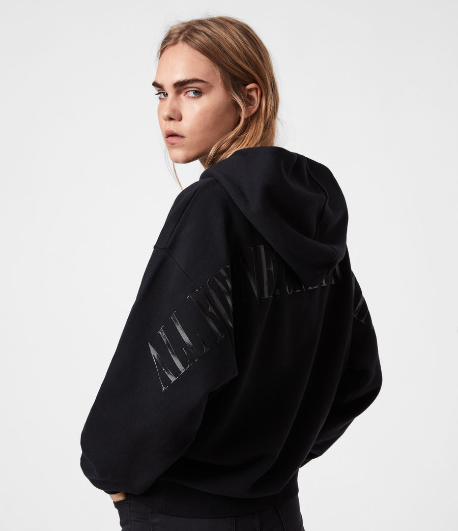 allsaints black hoodie