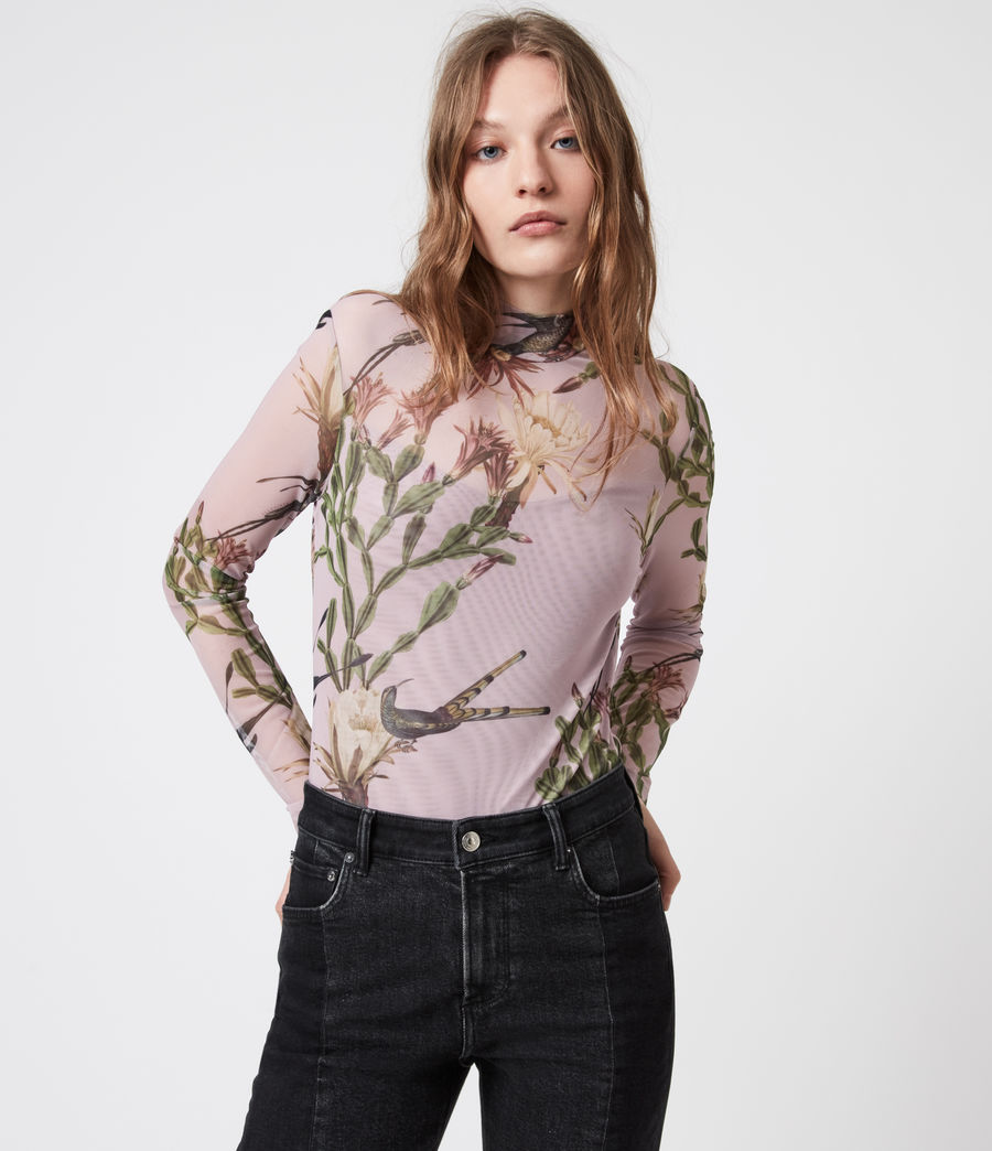 ALLSAINTS UK: Womens Nolina Elia Bodysuit (plaster_pink)