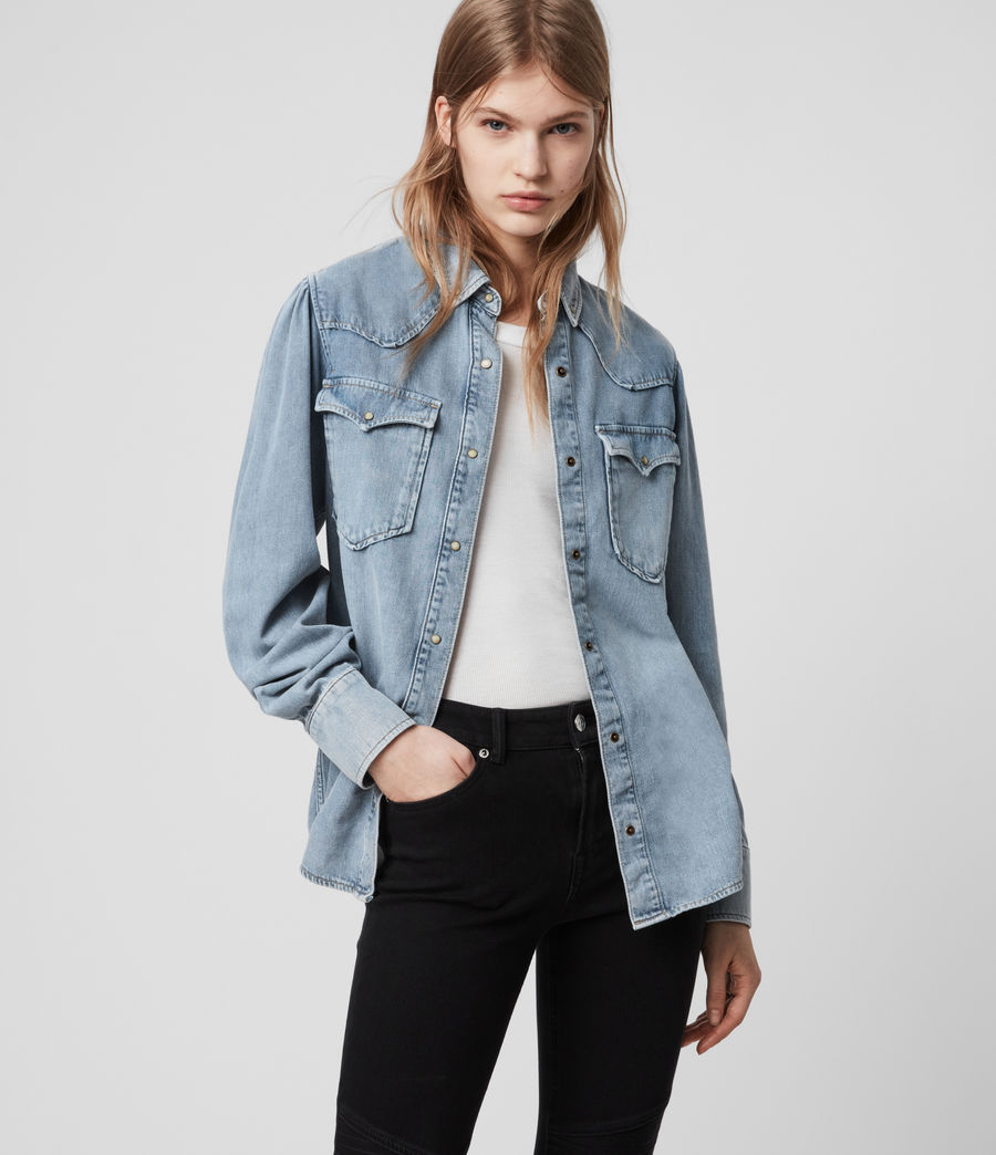 denim shirt women