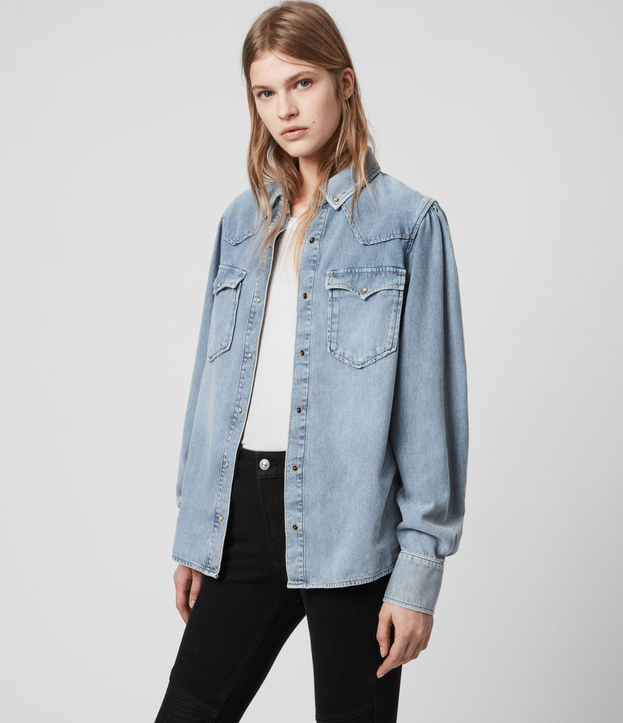 next womens denim shirt