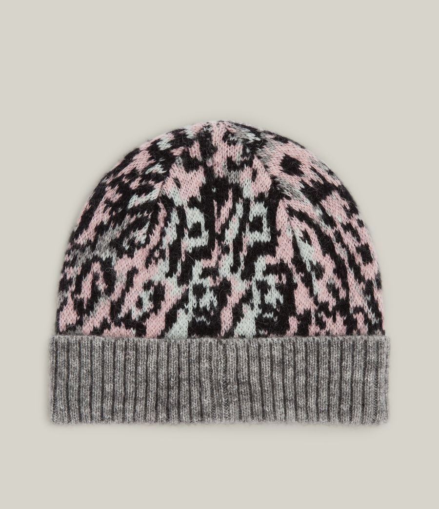 Femmes Bonnet Kaia Leopard (grey_pink) - Image 4