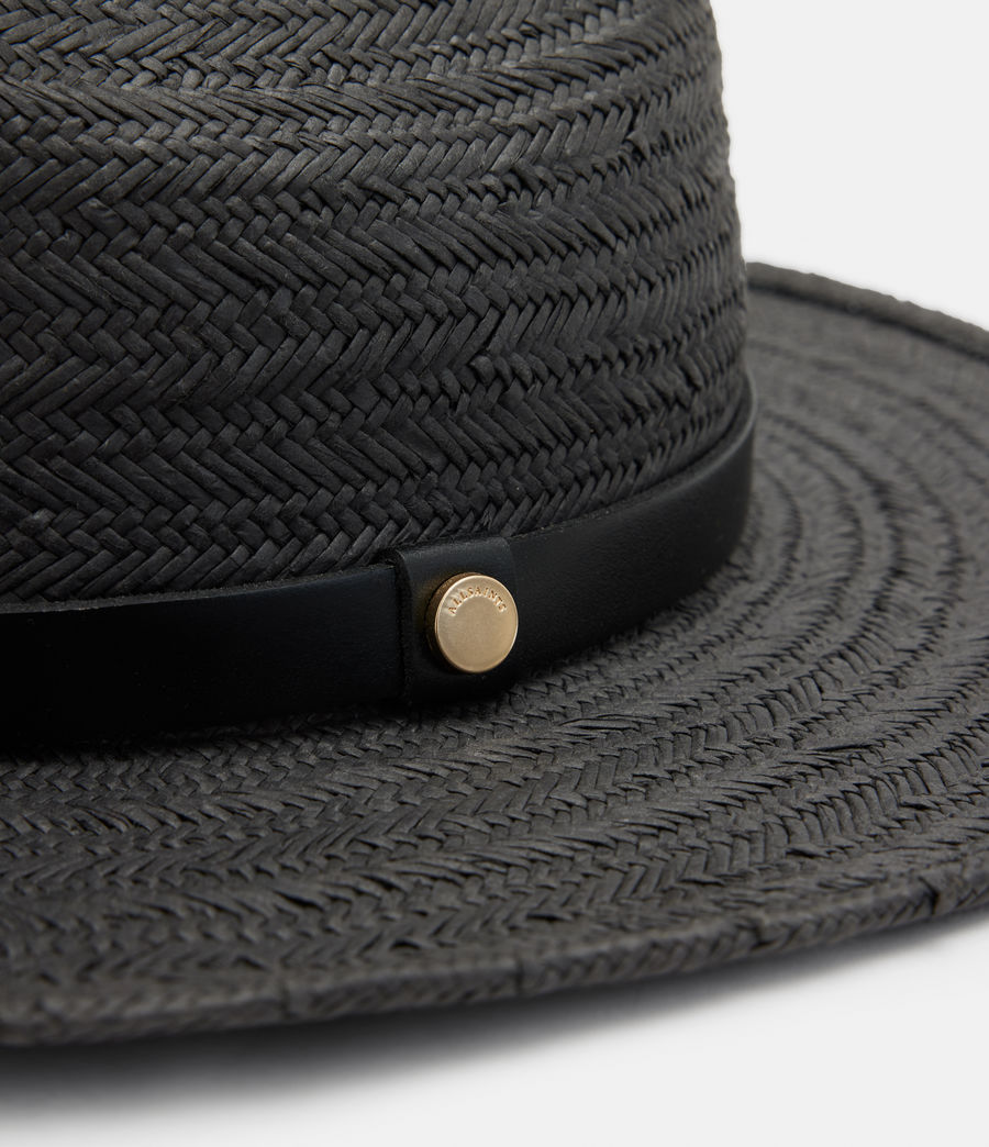 Women's Talia AllSaints Fedora Hat (black) - Image 3