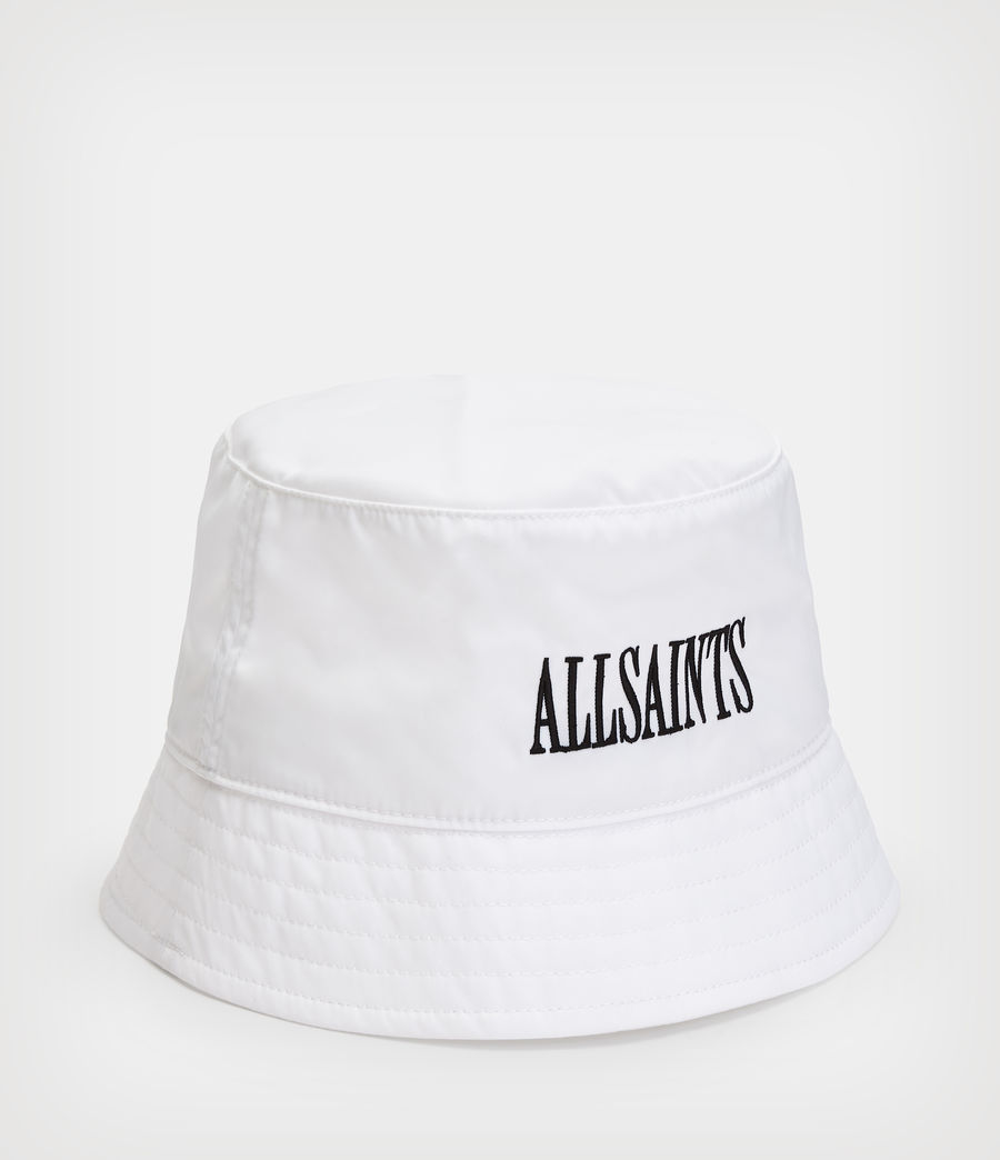 Womens State Nylon Bucket Hat (white) - Image 1