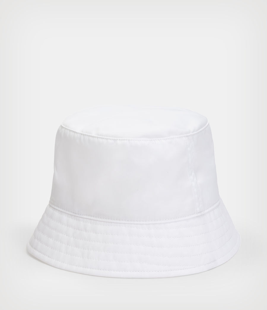 Womens State Nylon Bucket Hat (white) - Image 4