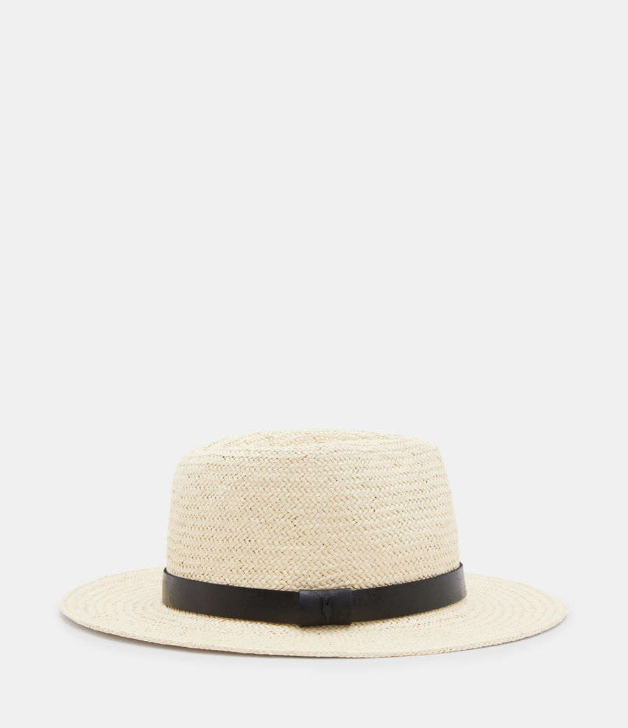 all saints straw fedora